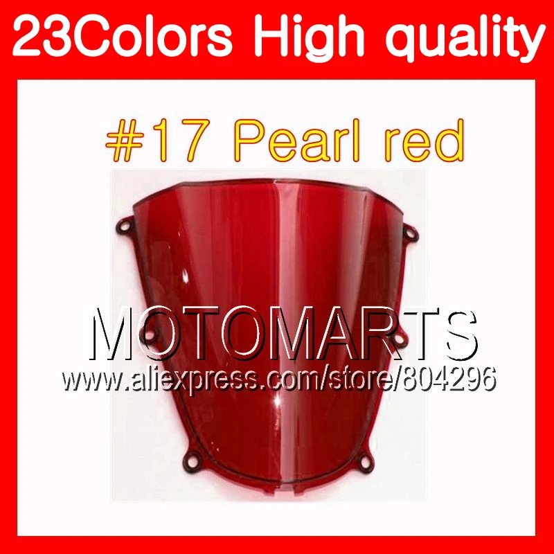 23 Цвета ветрового стекла для Honda nsr125r 87 88 89 90 91 92 93 94 95 96 97 98 99 00 nsr125 R 88 Chrome черный прозрачный дым лобовое стекло - Цвет: NO.17