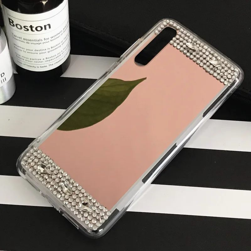 Для huawei p20 pro блестящее алмазное зеркало мягкий чехол из ТПУ для Huawei P8 P9 P10 P20 lite plus