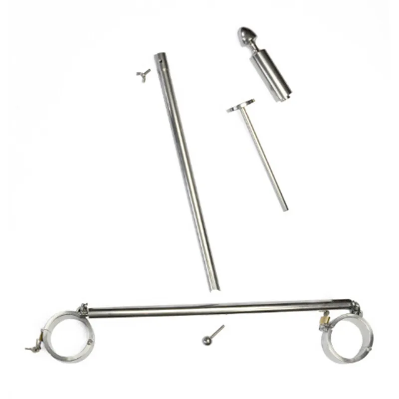 Новый Тяжелый Пояс верности из нержавеющей стали Анальная пробка с пружиной гей