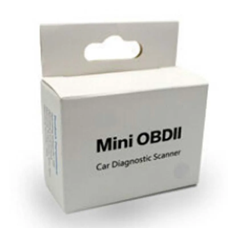 carton package Автомобильный стиль Горячая Супер Мини OBD Bluetooth V2.1 ELM 327 OBD2 диагностический инструмент ELM327 код ридер интерфейс - Цвет: carton package
