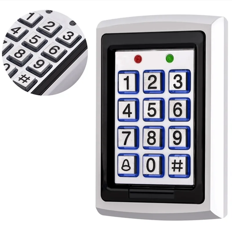 Водонепроницаемый металлический чехол SZBestWell с RFID картой и 10 клавишными