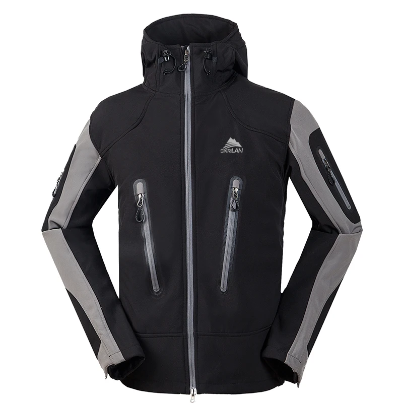 Модные Повседневное softshell Курточка бомбер Для мужчин на открытом воздухе Куртки