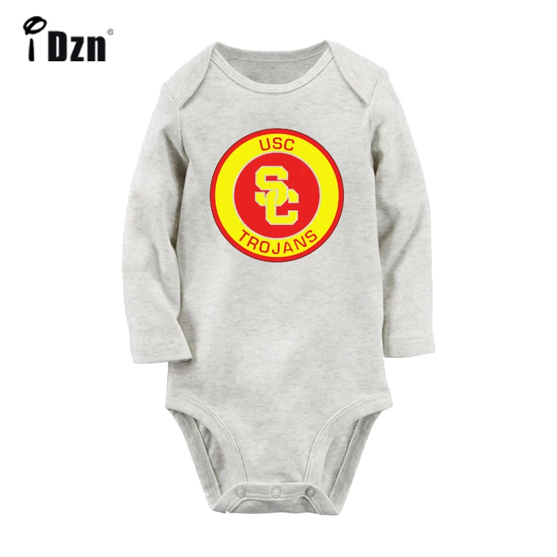 JaBaby705GC Время приключений с Финном и Джейком XO NCAA USC троянс дизайн для новорожденных боди для малышей с длинными рукавами Onsies комбинезон одежда - Цвет: JaBaby705GC
