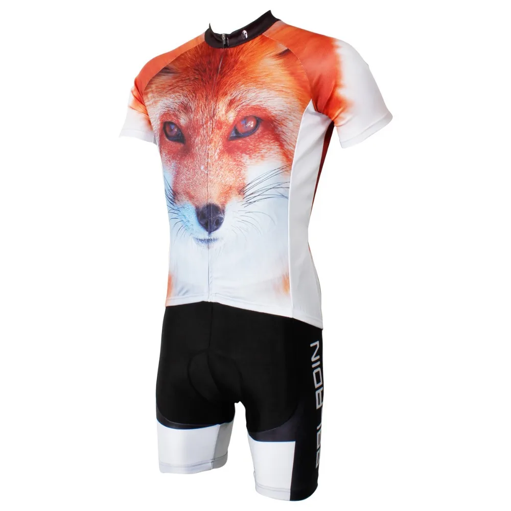 PALADIN &quotУмная лиса&quot Мужская футболка с коротким рукавом для велоспорта