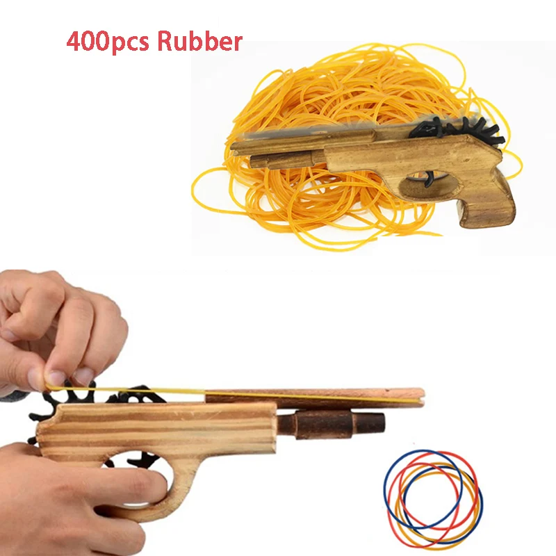 Резиновая лента дерево игрушечное оружие имитация пули мини деревянный пистолет