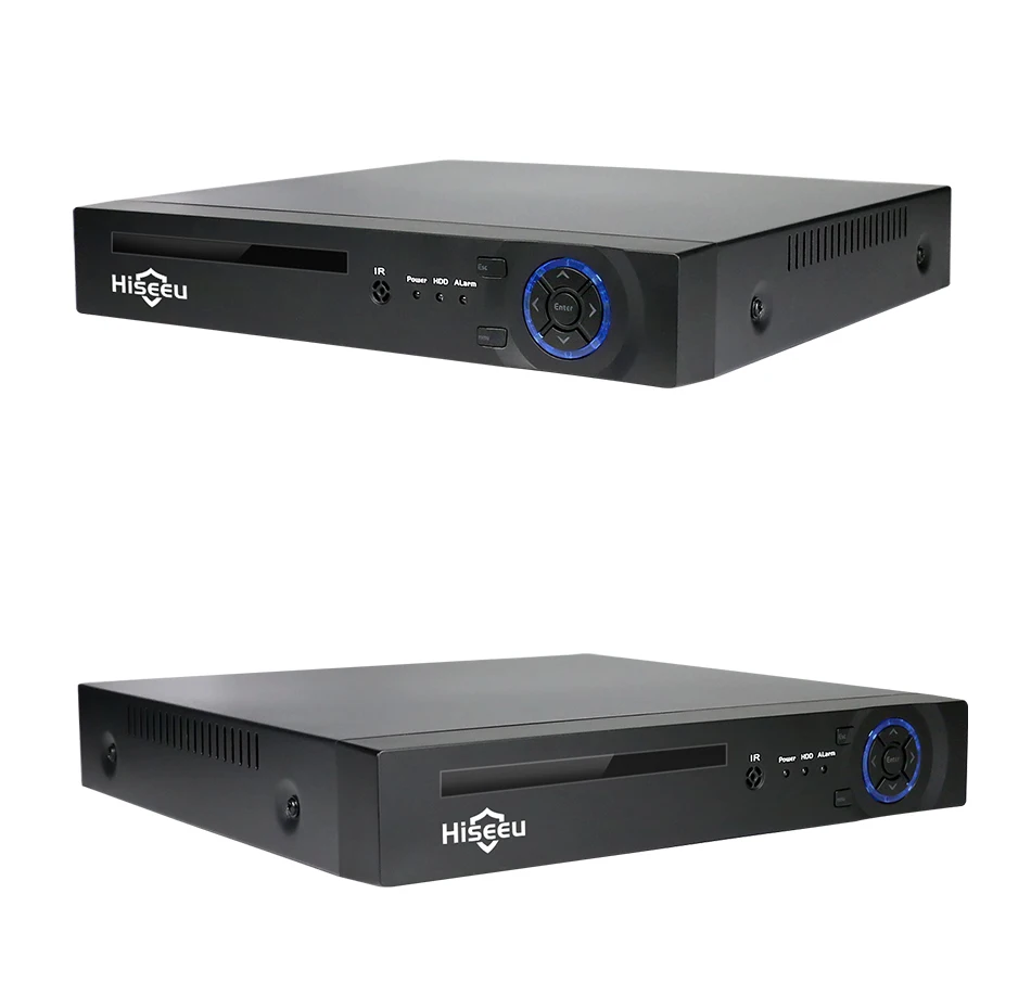 Видеонаблюдение H.265 PoE NVR 4/8-канальный сетевой видеорегистратор HD 1080P 4MP 5MP IP Камера PoE NVR 48V 802.3af ONVIF 2,0 Hiseeu DVR