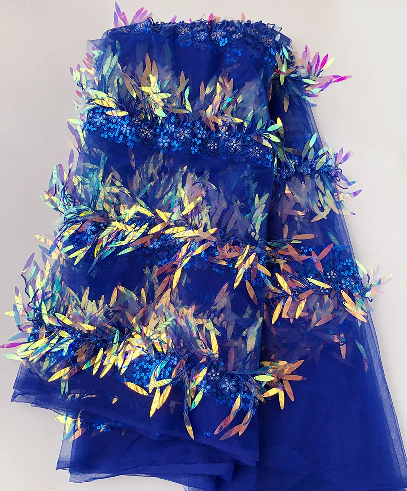 Красивое французское кружево с кисточками и блестками меняющие цвета блестящий