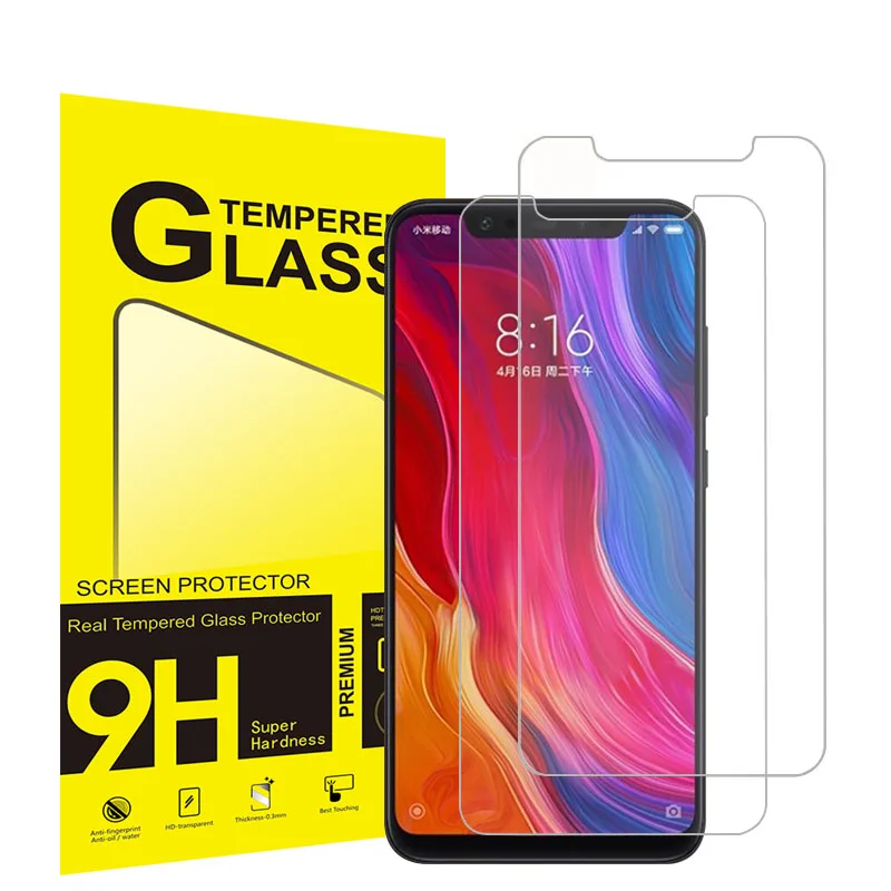 Красное стекло mi Note 7 6 Pro Защитная пленка для экрана из закаленного стекла Xiaomi 8 Lite