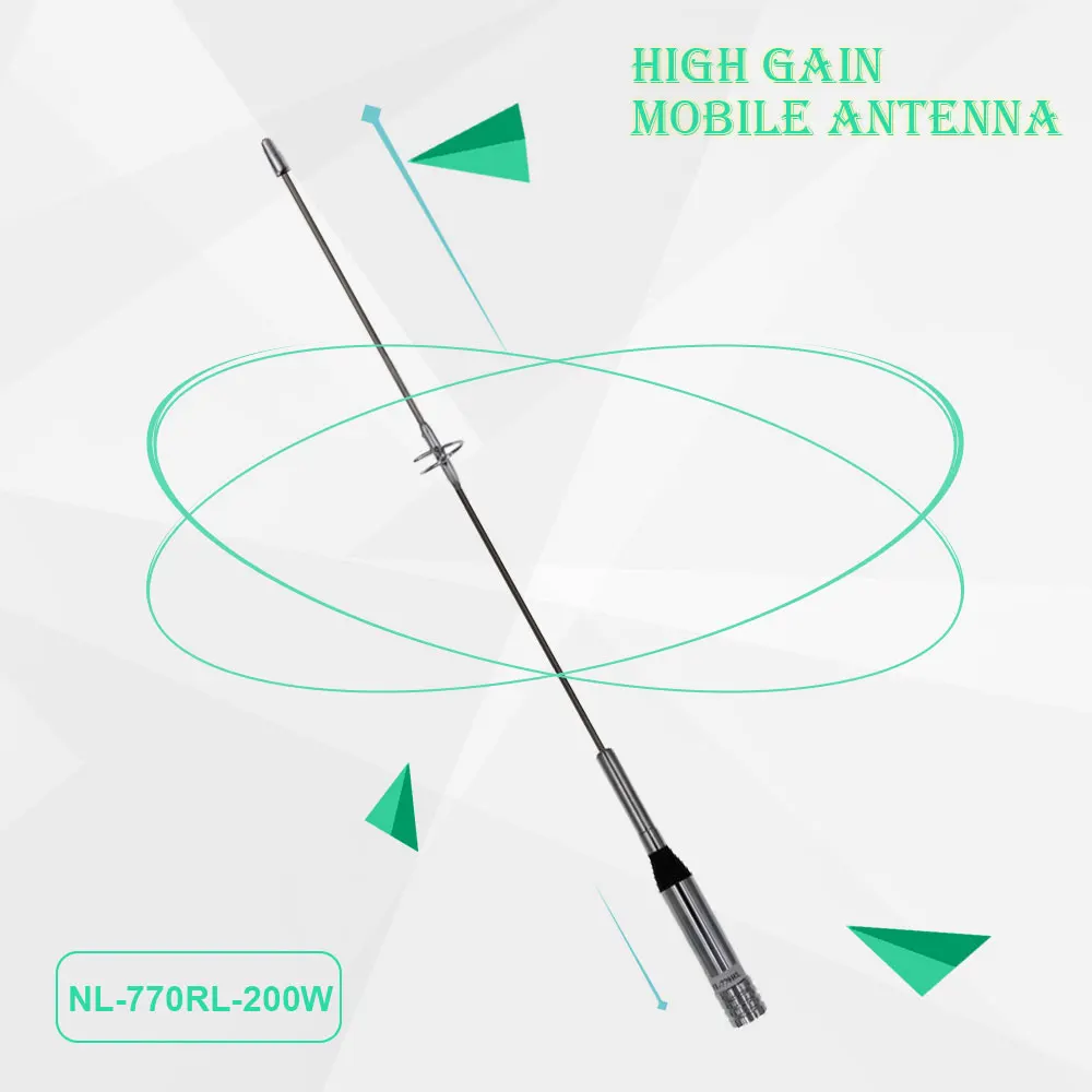 Оригинал nagoya антенна NL 770R 200W PL 259 UHF 144/430 МГц для QYT KT 780plus VHF 136 170 мА/ч двухстороннее