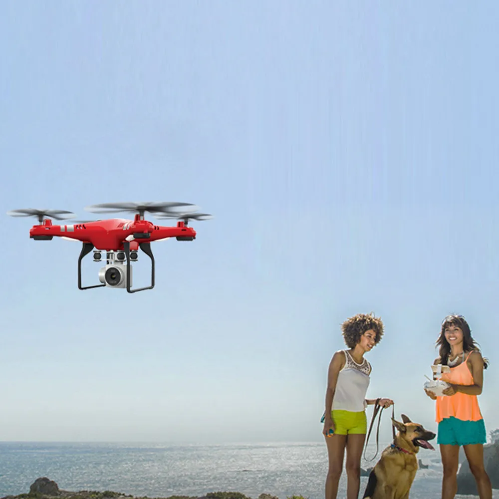 X52, беспилотные летательные аппараты с 0.3MP HD Камера Wi-Fi FPV дроны, Радиоуправляемый вертолет Квадрокоптер Радиоуправляемый 2,4G 4CH 6 оси удержания высоты RC Quadcopter