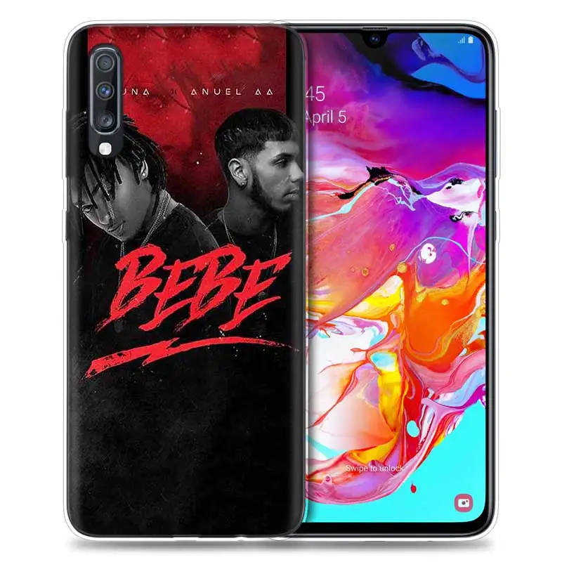 09 Anuel Aa Ozuna чехол для samsung Galaxy A50 A70 A80 A60 A40 A30 A20 A10 M40 M30 M20 M10 A6 A8 плюс ТПУ чехол с крышкой крышка - Цвет: 09