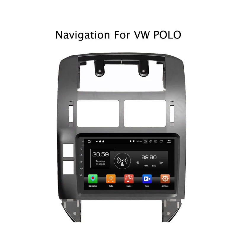 9 &quot4 г ОЗУ 32 ПЗУ Octa Core Android 8 0 Автомобильная dvd навигационная система для VW Polo 2004 2010