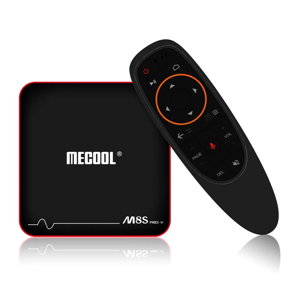 Android 7 1 TV OS Smart Box Amlogic S905W четырехъядерный процессор 2G DDR3 16GB eMMC 2 4G Google Voice Control IR Remote
