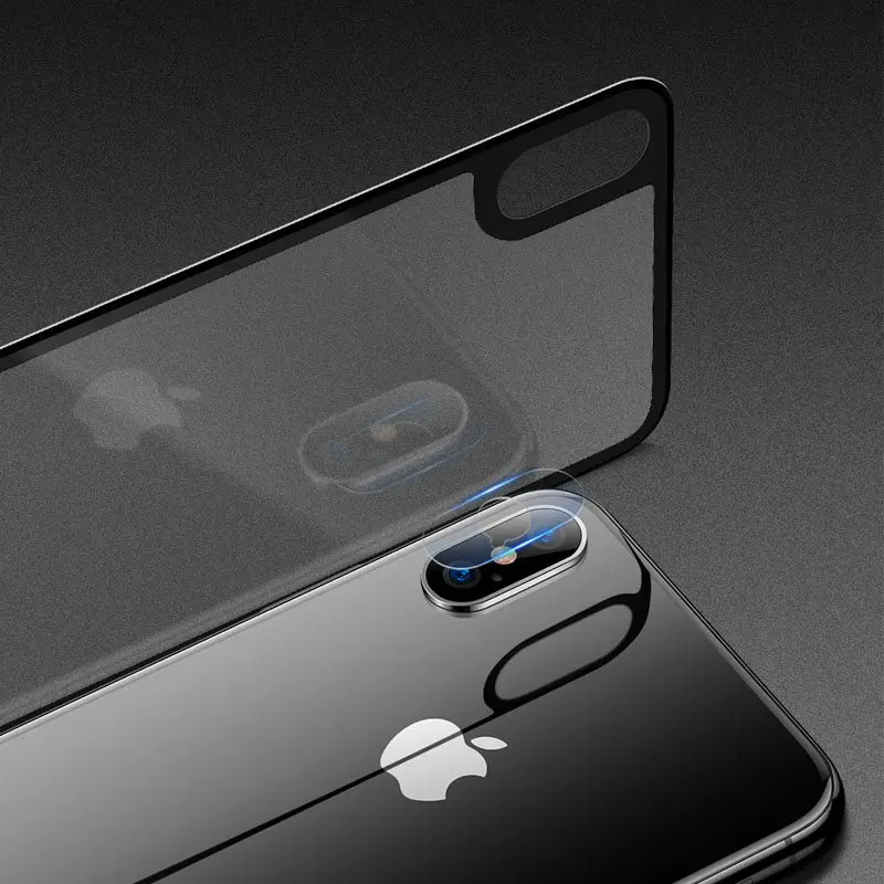 Защитная пленка для задней панели камеры iPhone XR/X/XS Max 3D мягкий край закаленное
