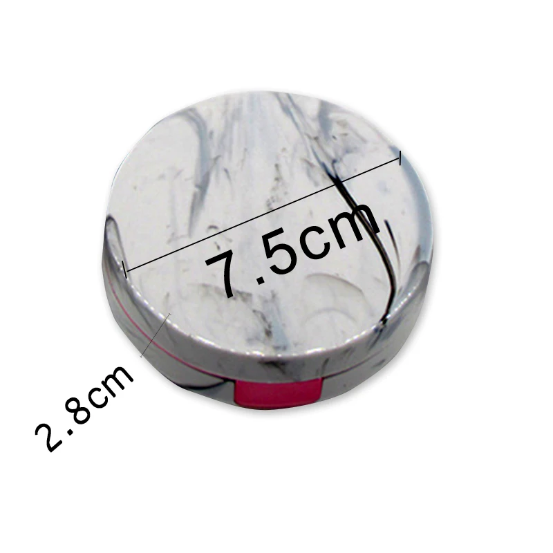 Контейнер для линз с рисунком под мрамор | Дом и сад