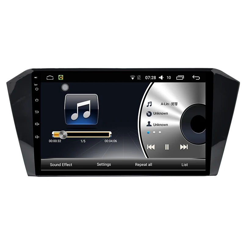 Android 7.1Car dvd Радио мультимедийный плеер 10 1 дюймов сенсорный экран с RDS WiFi