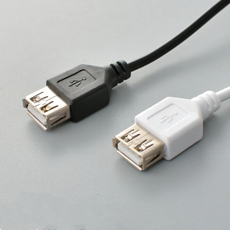 1 шт. белый черный USB кабель-удлинитель Супер Скоростной USB 2,0 Мужской и женский кабель-удлинитель для синхронизации данных