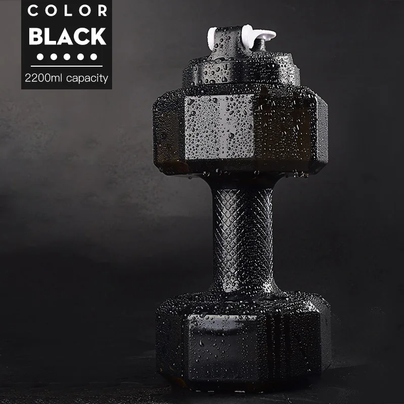 One dumbbell-Black 1 шт., 2,4 Кг, водные гантели для фитнеса, тренажерного зала, для женщин, комплексное оборудование для упражнений, для похудения, для рук, для водных штанг - Цвет: One dumbbell-Black