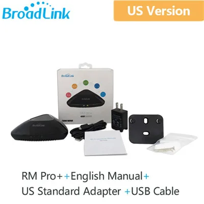 Broadlink RM33 RM Pro+/RM mini3 умный дом автоматизация универсальный пульт дистанционного управления интеллектуальный wifi+ IR+ RF переключатель - Цвет: US RM Pro