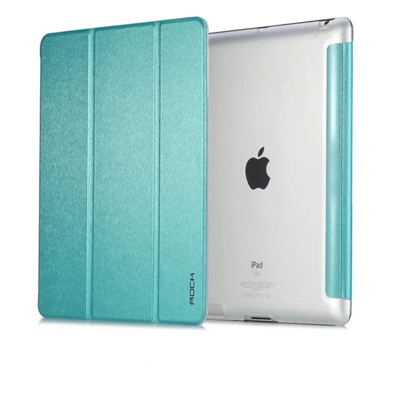 Для IPad 2/3/4 планшетный ПК Красочный многогранный защитный кожаный чехол Rock