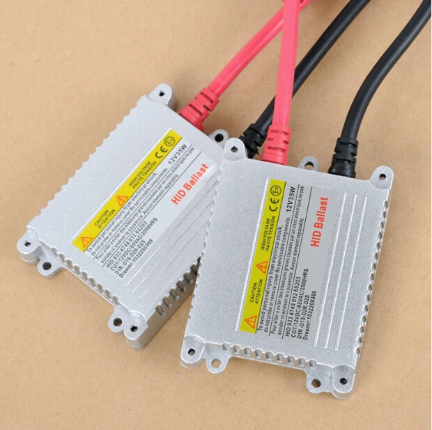 AES 2X 35W тонкий балласт черный и серебристый 12V H1 H3 H7 HID биксеноновый Быстрый Яркий