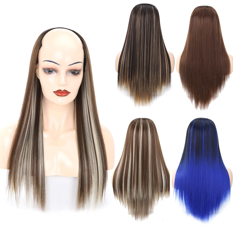 Парики AliLeader для женщин черные коричневые синие блонд длинные волнистые