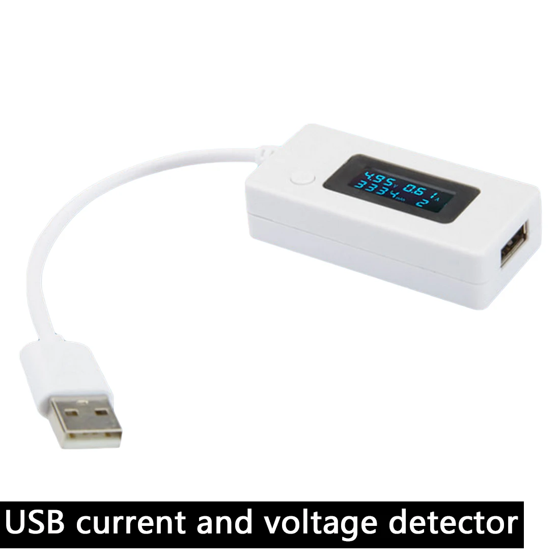 ЖК-дисплей USB-измеритель заряда детектор нагрузки резистор 2 а/1 А тестер