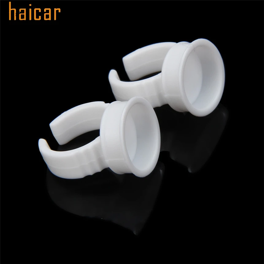 HAICAR Love beauty женский 50 шт. микроблейдинг пигментные клеевые кольца для татуировки чернильный держатель для полупостоянного 161027 Прямая поставка