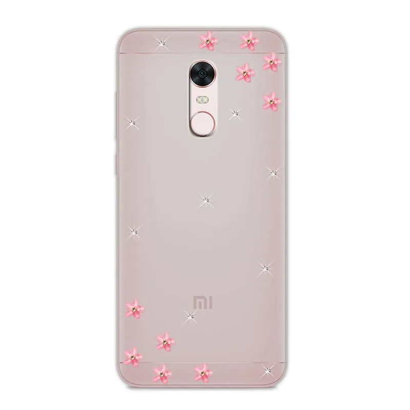 Блестящие прозрачные чехлы с бриллиантами для Xiaomi redmi note 6 5 5a 4x4 prime pro чехол