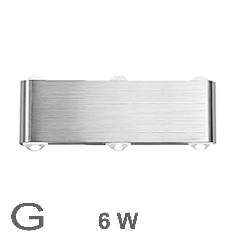 WF-003-F-I03 YooE домашние настенные лампы 2 Вт 3 Вт 4 Вт 6 Вт 8 Вт современный светильник Светодиодный настенный бра для спальни, туалета, настенный светильник для дома, прихожей, чердака, серебро - Цвет абажура: WF-003-F-I03