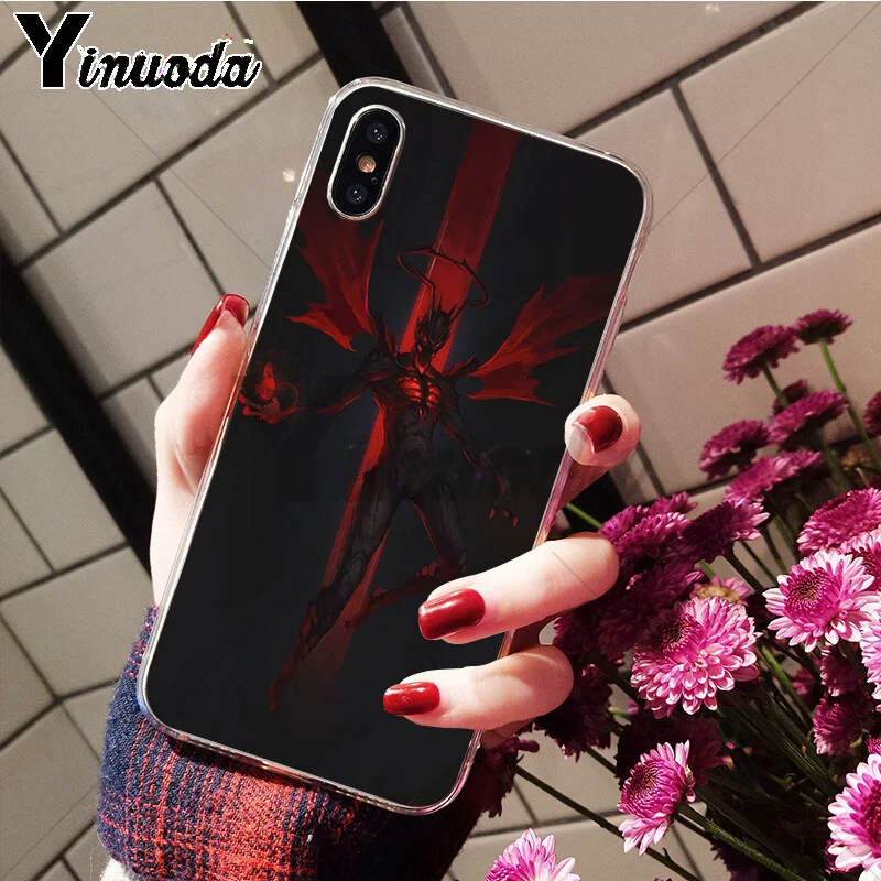 Yinuoda Ангел Дьявол призрак ТПУ чехол для телефона iPhone 5 5Sx 6 7 7plus 8 8Plus X XS MAX XR |