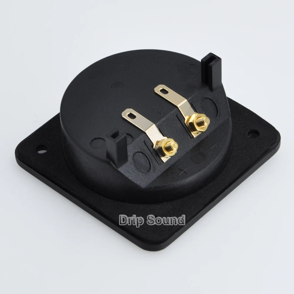 2pcs 2-Way Speaker Junction Box Copper Wiring Terminal Binding Post 80x80mm #9 | Электроника