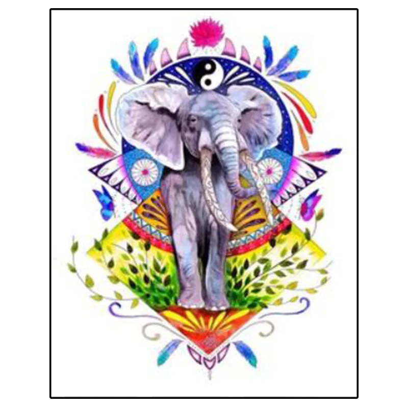 Алмазная вышивка Elephan 5d алмазная живопись полная мозаика Цветы Картина Стразы