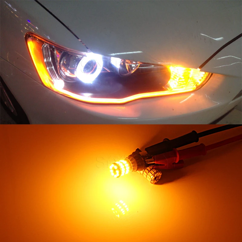 Светодиодсветодиодный лампа PW24W PWY24W 36smd для BMW i3 X4 (сзади) Audi Q3 Q7 A3 Quattro A4 A5 A6 S5