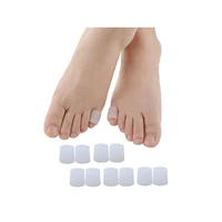 20pcs10pairs protector bunion toe finger protection little toe tube corns blisters corrector sleeve foot care pedicure tools