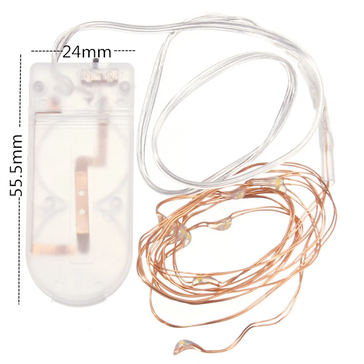 Мини-Водонепроницаемый Сказочный свет светодиодная гирлянда для рождественской