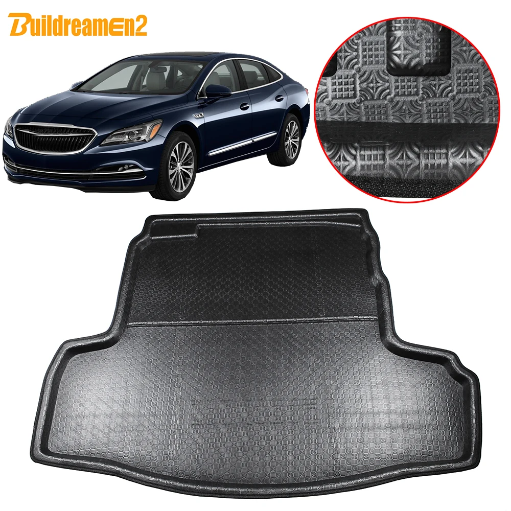 

Buildreamen2 For Buick Lacrosse 28T Car Tail Trunk Mat Cargo Pad Floor Carpet Protection Tail Tray Boot Mud Kick 2016 2017 2018
