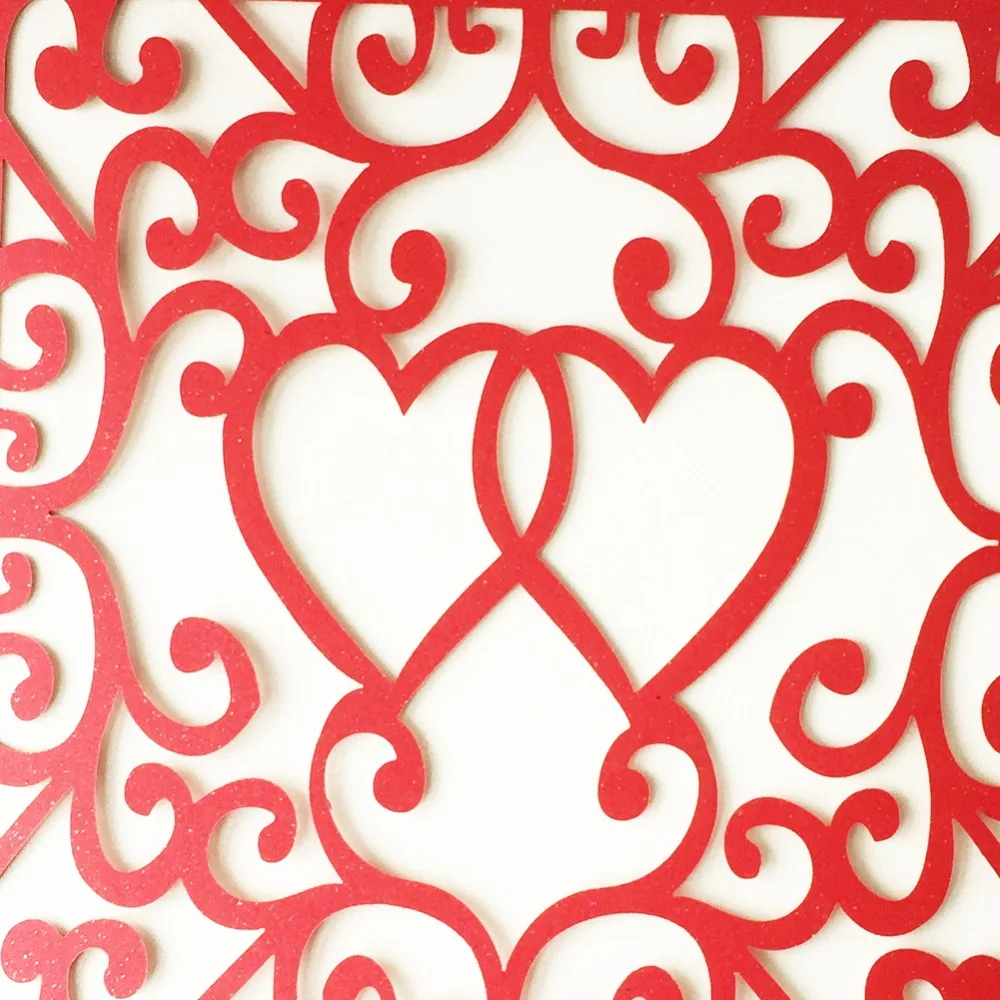 50 шт. квадратные свадебные приглашения в европейском стиле | Дом и сад