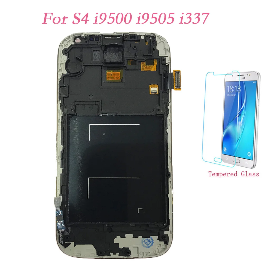 Тест ЖК экран для Samsung Galaxy S4 i9500 i9505 i337 сенсорный дигитайзер дисплей Настройка