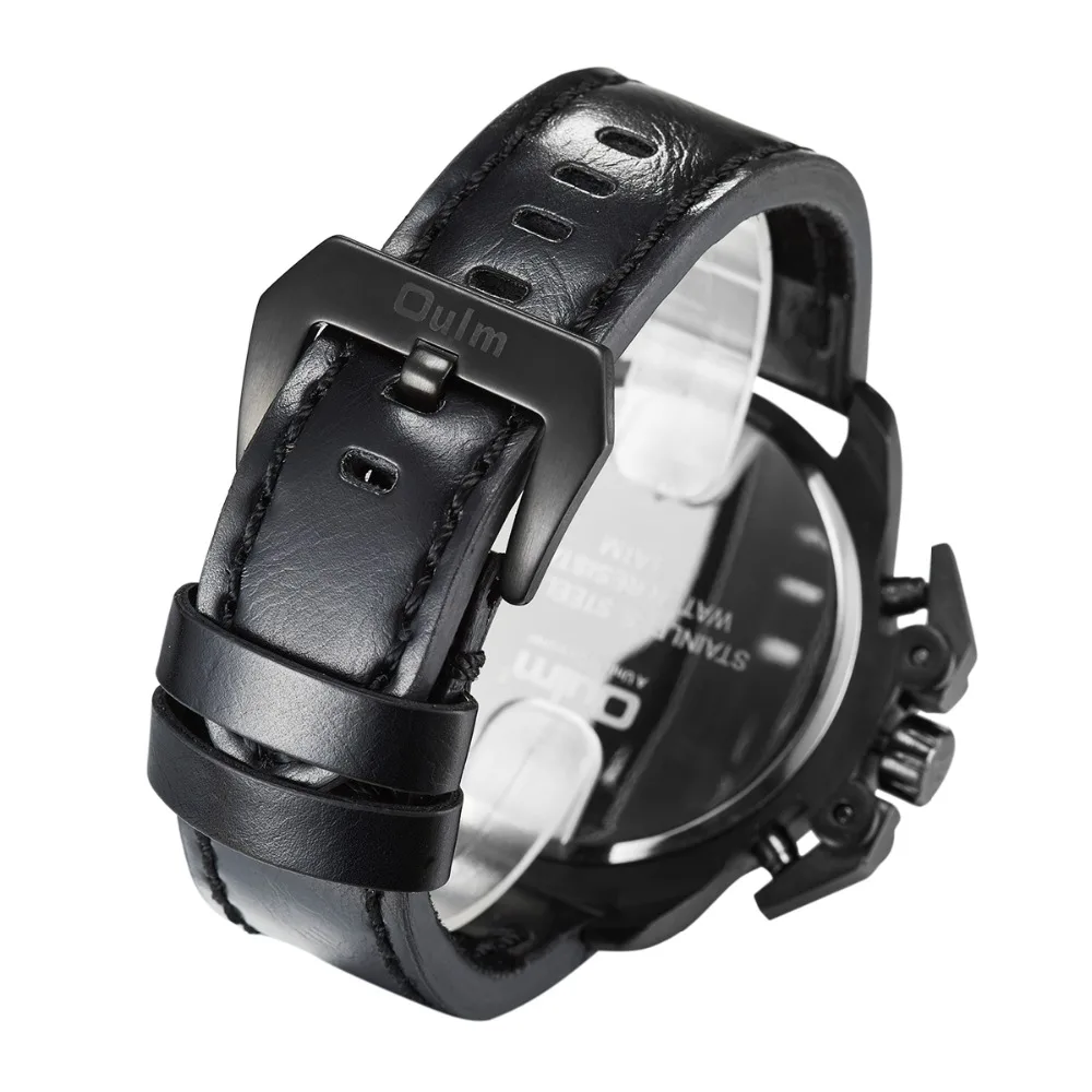 Oulm люксовые брендовые военные часы мужские модные повседневные спортивные