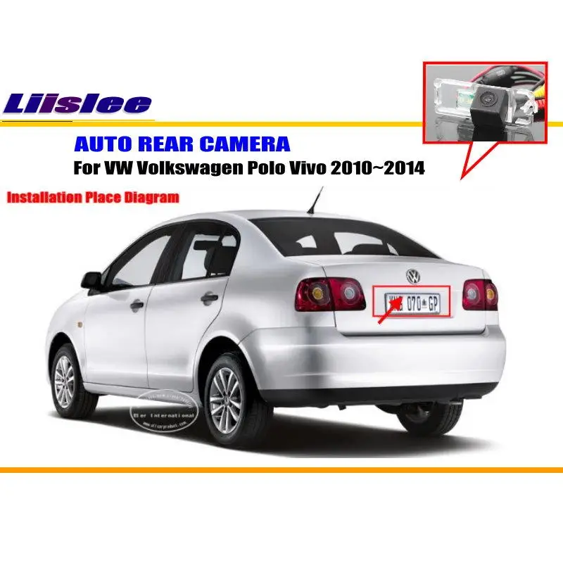 Автомобильная камера Liislee для VW Volkswagen Polo Vivo светильник заднего вида 2010 ~ 2014/HD CCD RCA