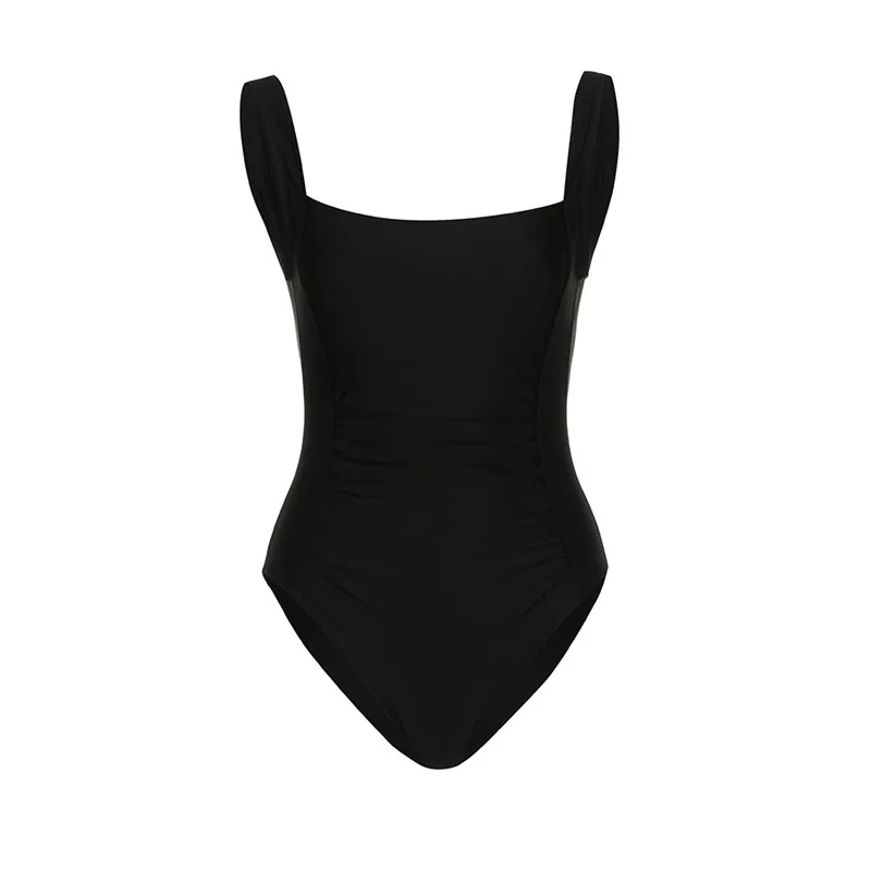 Женский цельный купальник женское бикини большого размера на бретельках Цельный