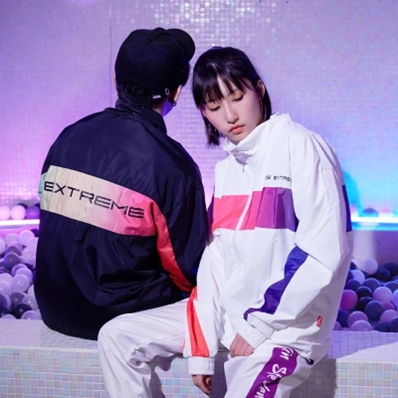 Мужская уличная куртка с воротником стойкой ветровка пальто тренера