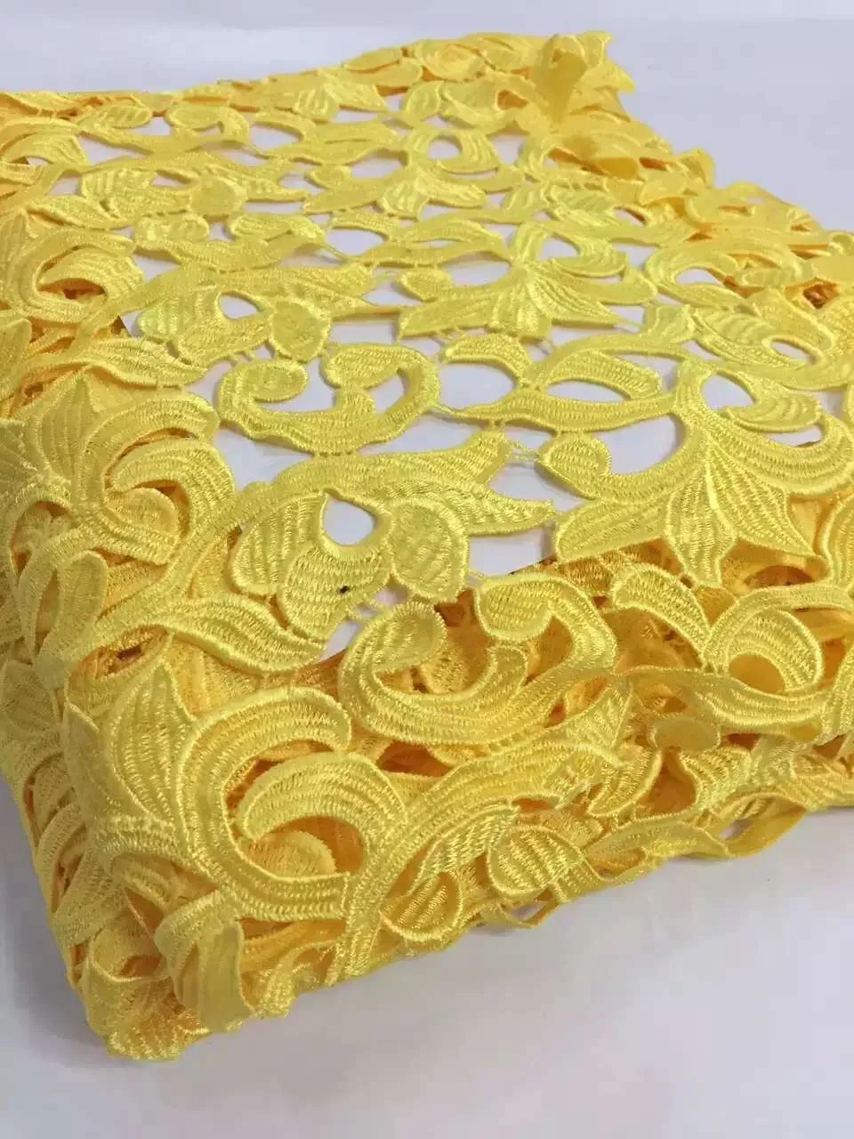 Бесплатная доставка 2016 африканская гипюровая кружевная ткань красочные новые