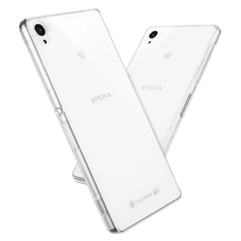Прозрачный Ультратонкий Мягкий ТПУ чехол для телефона sony Xperai Z1 Z2 Z3 Z4 Z5 L1 L2 C6 XA XA2