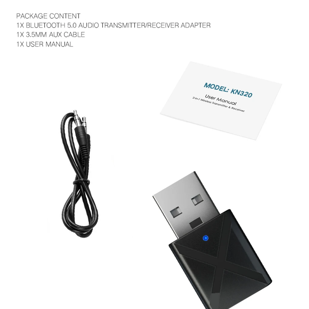 Bluetooth 5,0 аудио приемник передатчик мини стерео Bluetooth AUX RCA USB для ТВ ПК автомобильный комплект беспроводной адаптер