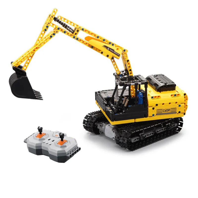 Technic RC строительные блоки Дистанционное управление грузовик гусеничный экскаватор модель бульдозера игрушки для мальчика совместимый подарок с L бренд