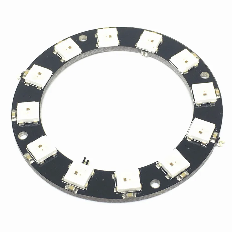 RGB Светодиодное кольцо 12 бит WS2812 5050 LED со встроенным модулем драйвера для