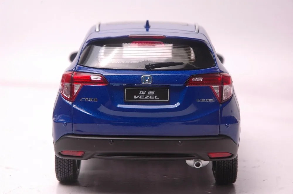 1:18 литая под давлением модель для Honda Vezel HR-V синий внедорожник(высыпания на нем) игрушечный автомобиль миниатюрная коллекция подарки HRV HR V
