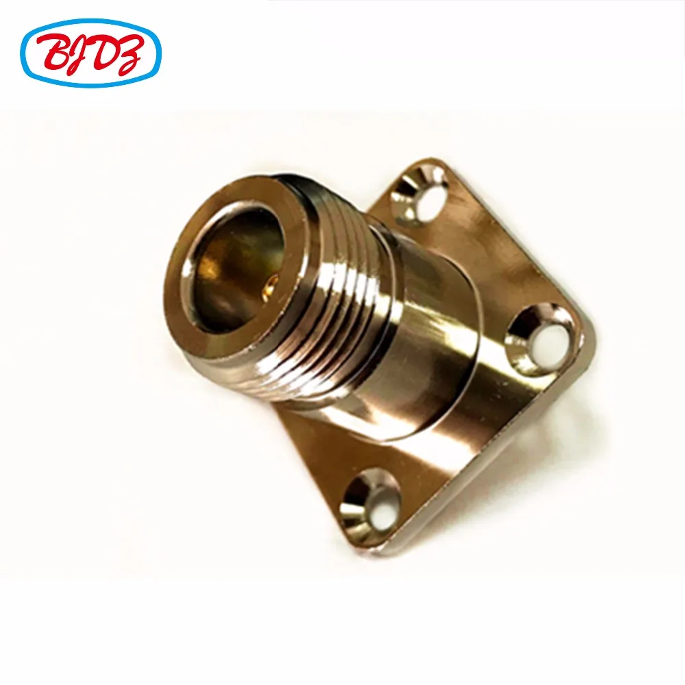 Бесплатная доставка 5 шт. rf фланец N женский четыре отверстия Панель Крепление